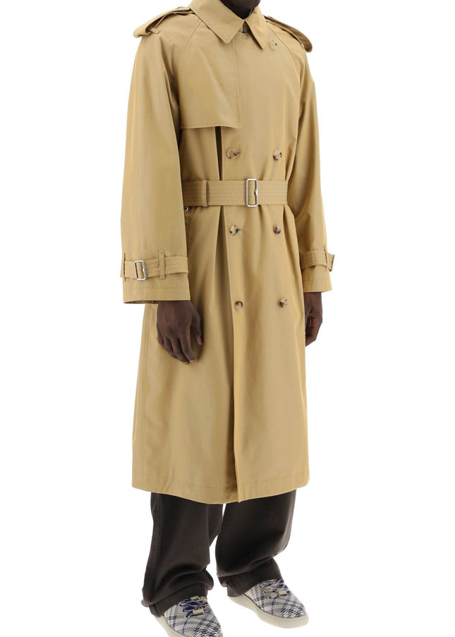 Burberry long iridescent trench