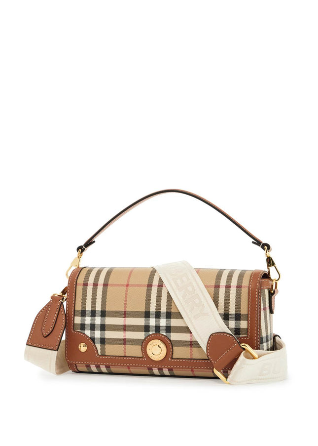 Burberry 'shoulder bag with check pattern notes