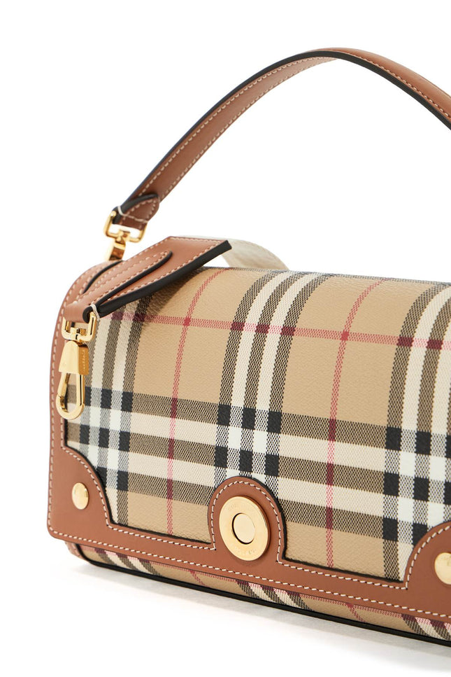 Burberry 'shoulder bag with check pattern notes