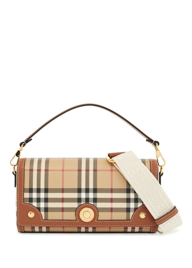 Burberry 'shoulder bag with check pattern notes