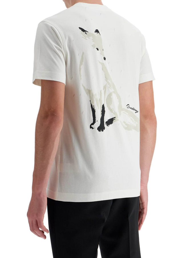 Burberry flocked pattern t-shirt