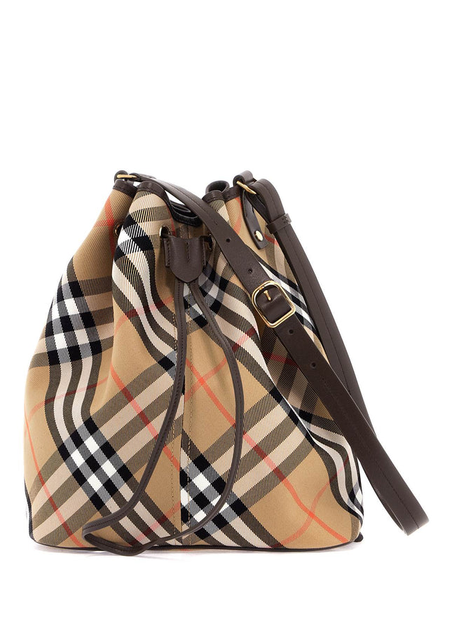 Burberry ered bucket bag