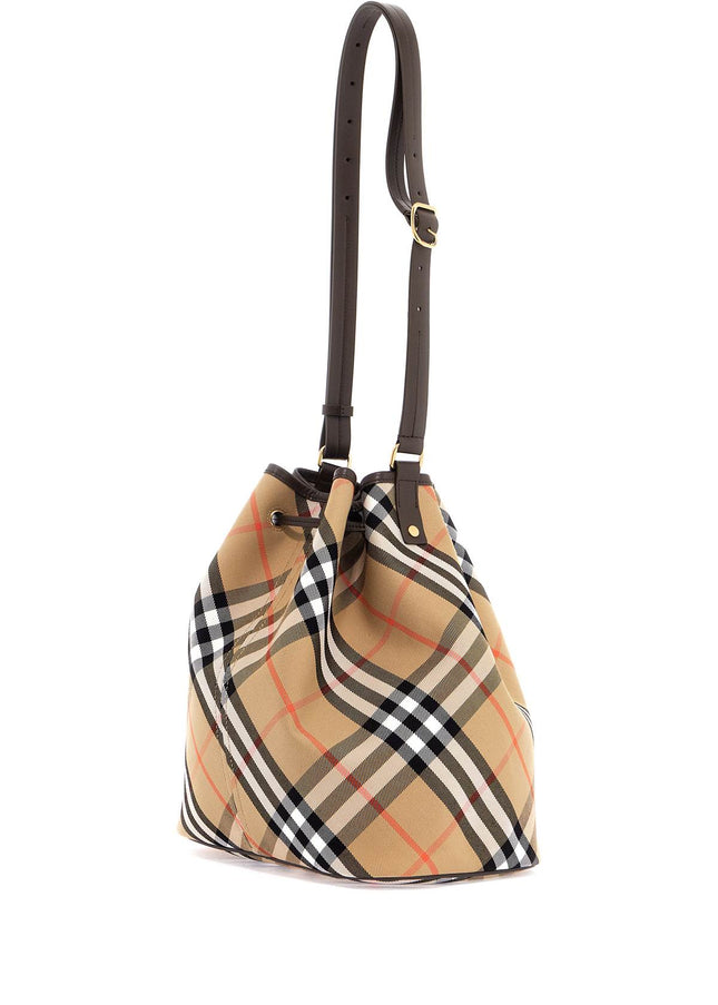 Burberry ered bucket bag