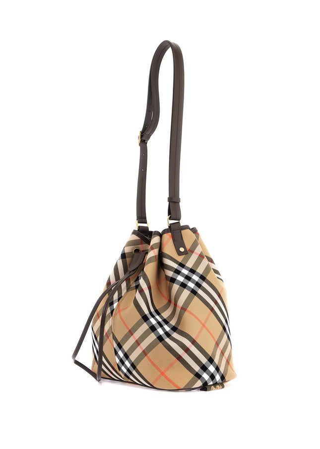 Burberry ered bucket bag