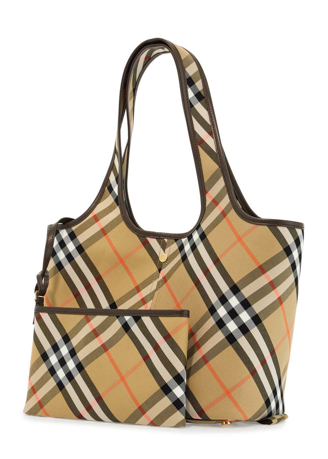 Burberry ered\n\nsmall checkered tote bag