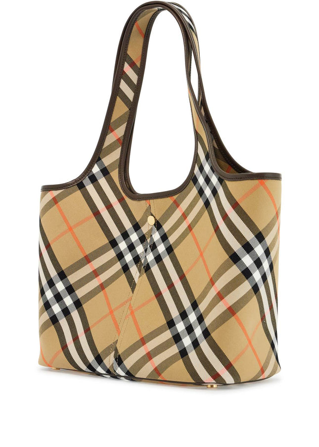 Burberry ered\n\nsmall checkered tote bag