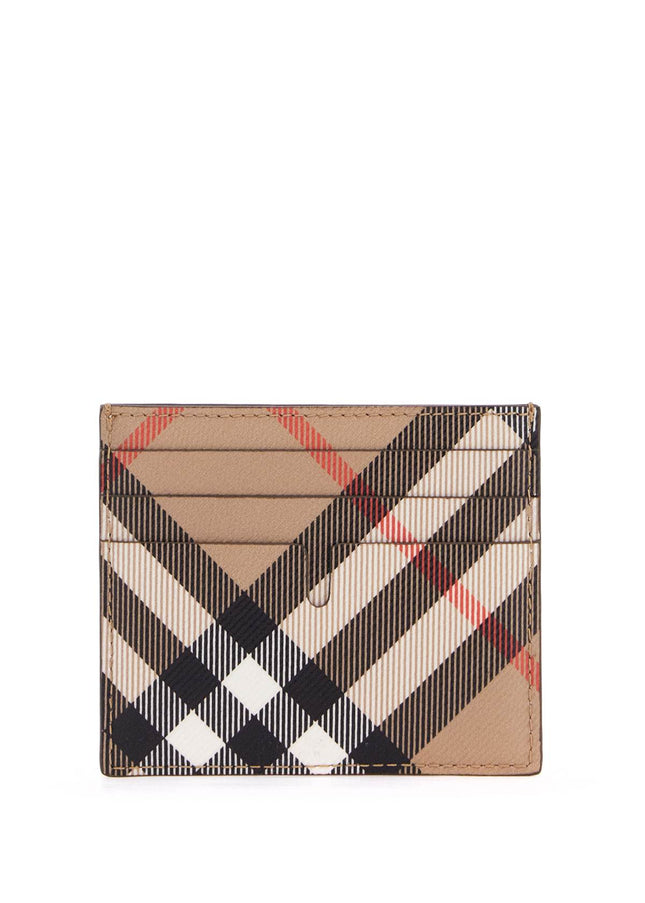 Burberry card holder check