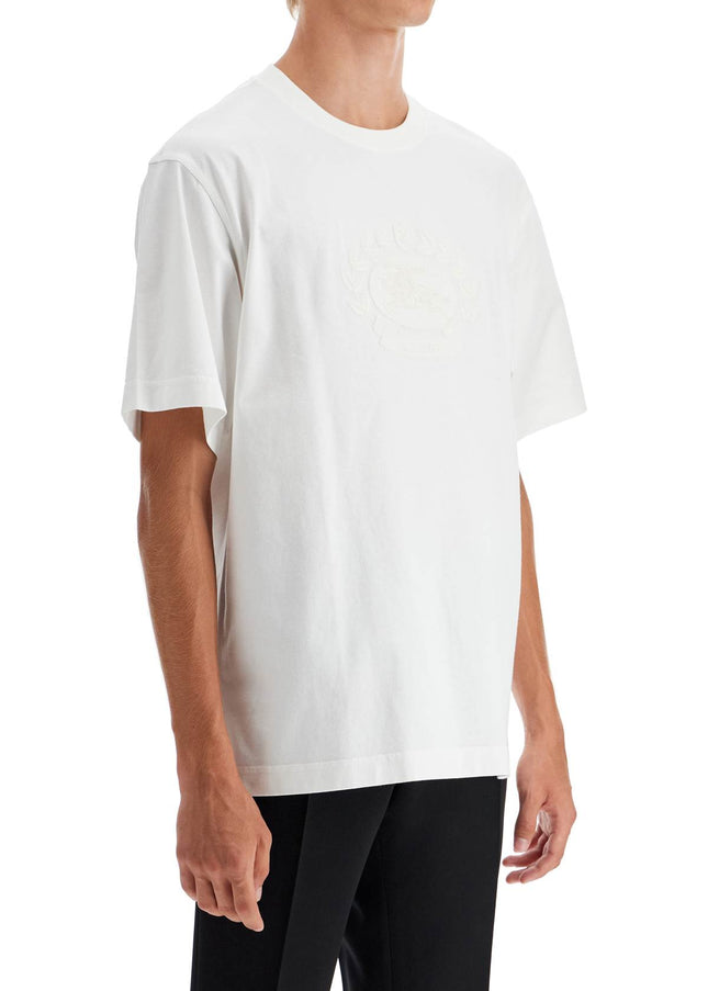 Burberry "ekd embroidered t-shirt