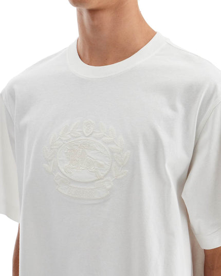 Burberry "ekd embroidered t-shirt