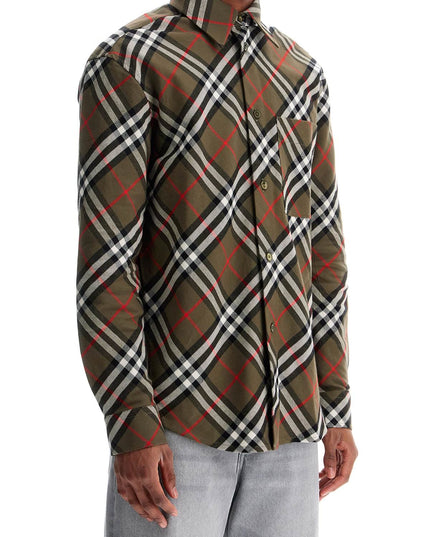 Burberry ered cotton flannel shirt