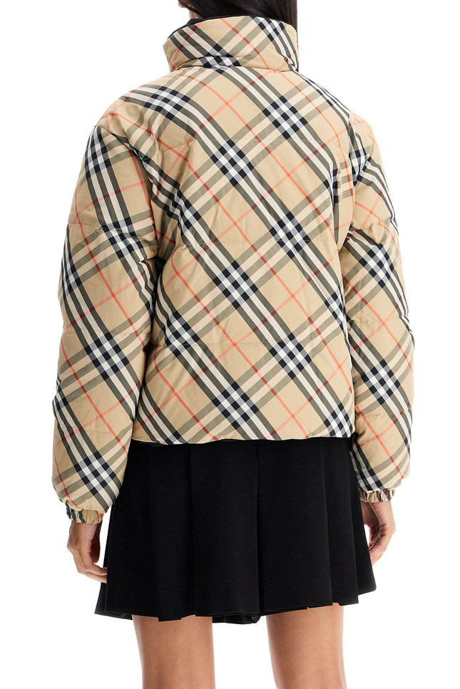 Burberry short reversible down jacket