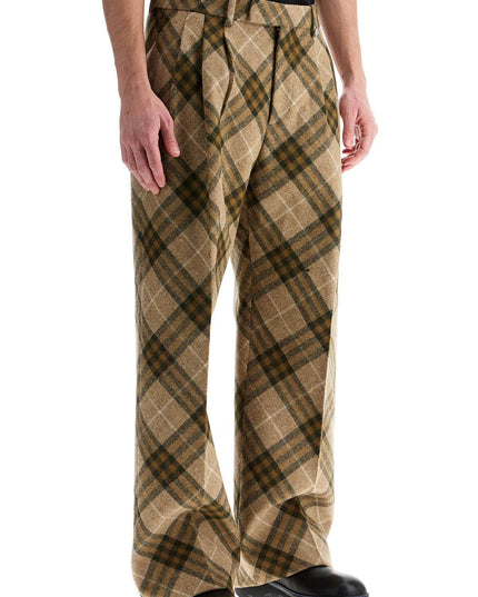 Burberry ered wool tailored trousers