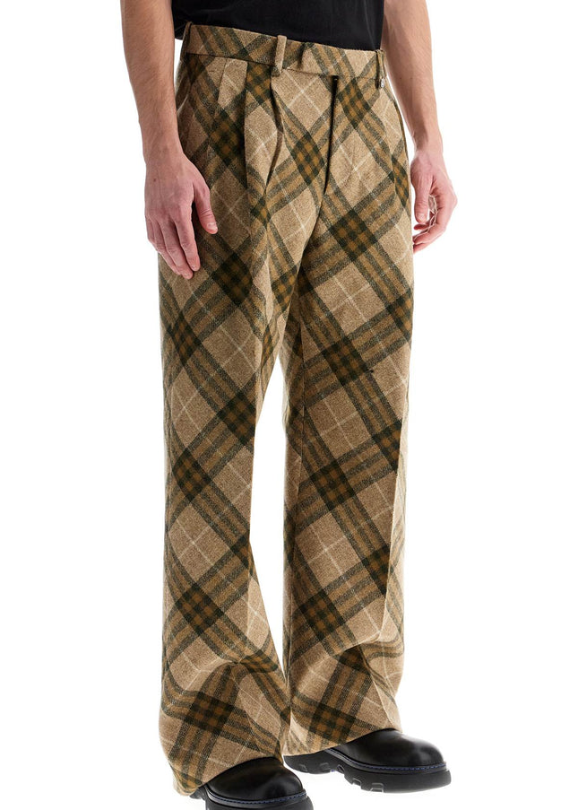 Burberry ered wool tailored trousers