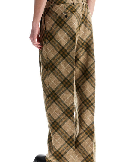 Burberry ered wool tailored trousers