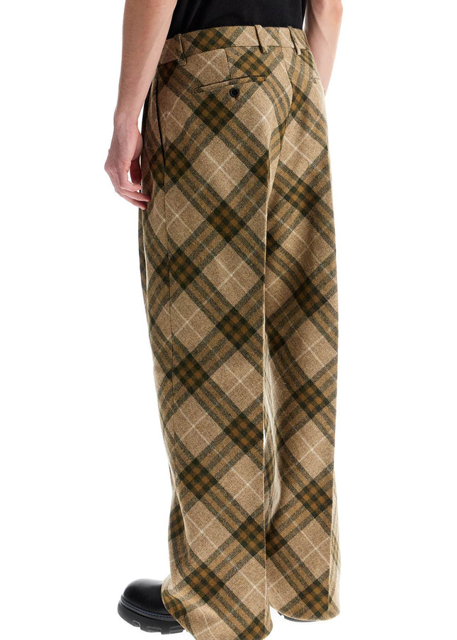 Burberry ered wool tailored trousers