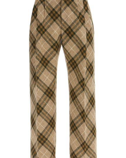 Burberry ered wool tailored trousers