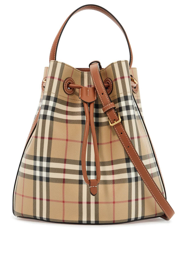 Burberry ered bucket bag