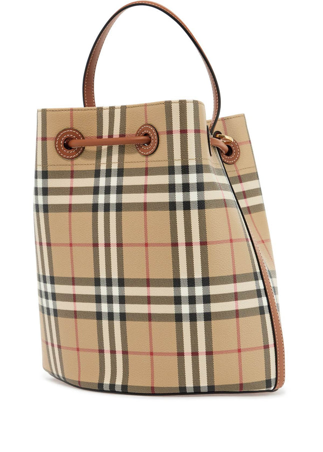 Burberry ered bucket bag