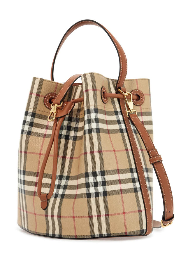 Burberry ered bucket bag