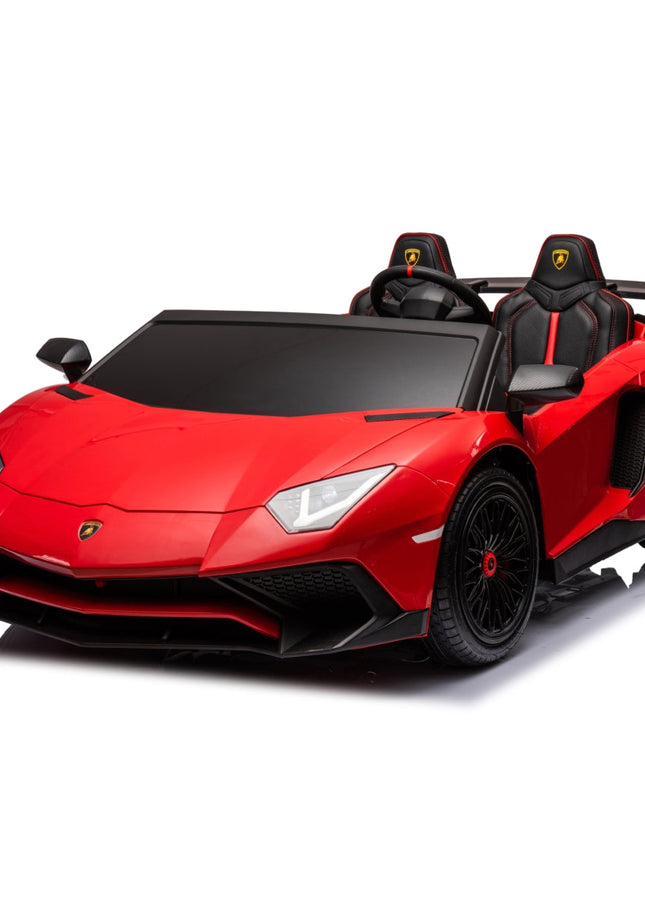 24V Lamborghini Aventador 2 Seater Ride on Car for Kids: Advanced Brushless Motor & Differential for High-Octane Fun