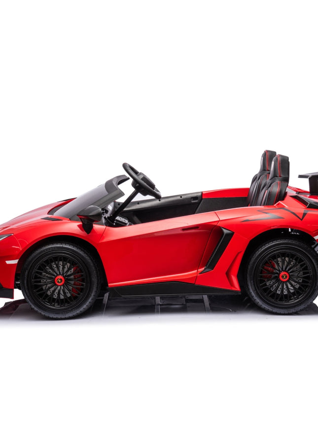 24V Lamborghini Aventador 2 Seater Ride on Car for Kids: Advanced Brushless Motor & Differential for High-Octane Fun