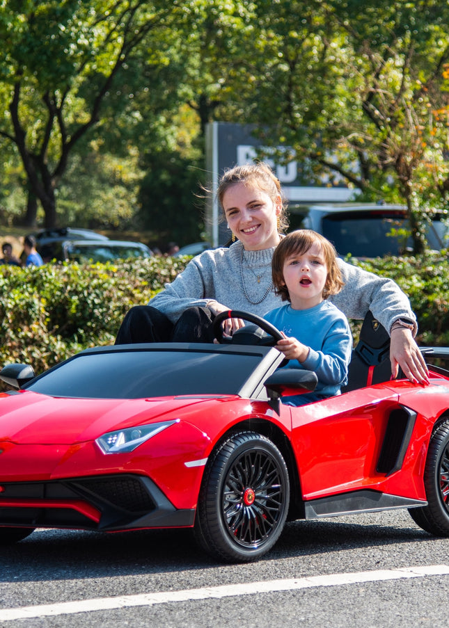 24V Lamborghini Aventador 2 Seater Ride on Car for Kids: Advanced Brushless Motor & Differential for High-Octane Fun