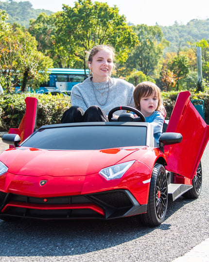 24V Lamborghini Aventador 2 Seater Ride on Car for Kids: Advanced Brushless Motor & Differential for High-Octane Fun