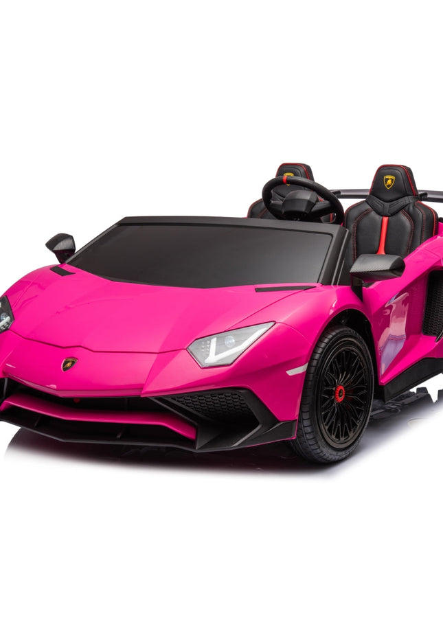 24V Lamborghini Aventador 2 Seater Ride on Car for Kids: Advanced Brushless Motor & Differential for High-Octane Fun