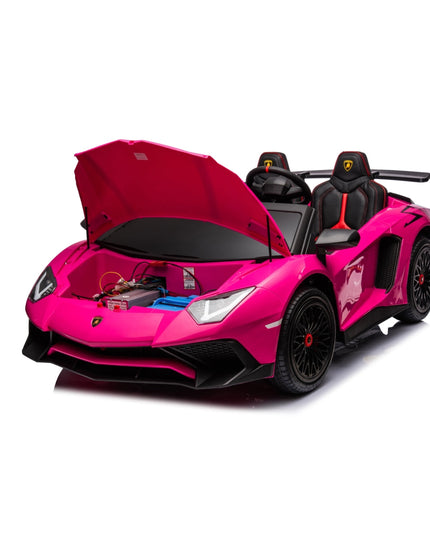 24V Lamborghini Aventador 2 Seater Ride on Car for Kids: Advanced Brushless Motor & Differential for High-Octane Fun