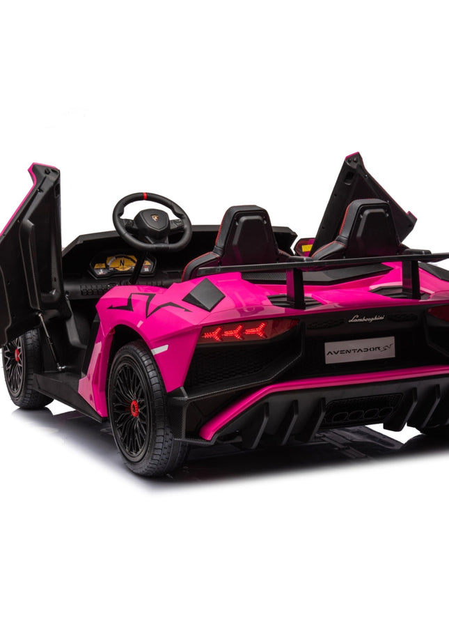 24V Lamborghini Aventador 2 Seater Ride on Car for Kids: Advanced Brushless Motor & Differential for High-Octane Fun