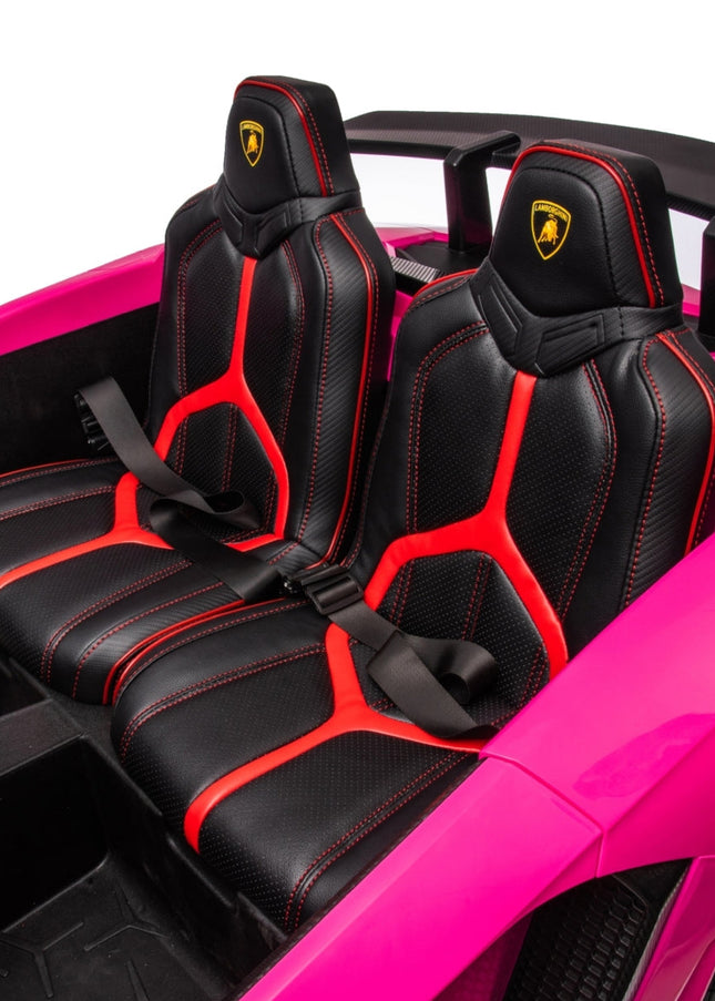 24V Lamborghini Aventador 2 Seater Ride on Car for Kids: Advanced Brushless Motor & Differential for High-Octane Fun