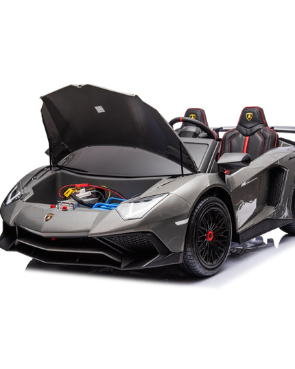 24V Lamborghini Aventador 2 Seater Ride on Car for Kids: Advanced Brushless Motor & Differential for High-Octane Fun