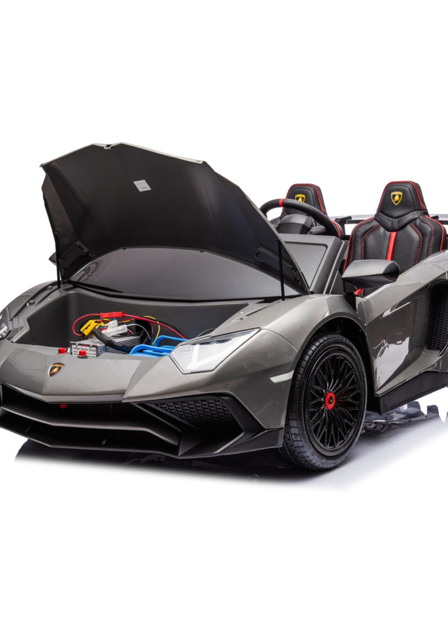 24V Lamborghini Aventador 2 Seater Ride on Car for Kids: Advanced Brushless Motor & Differential for High-Octane Fun