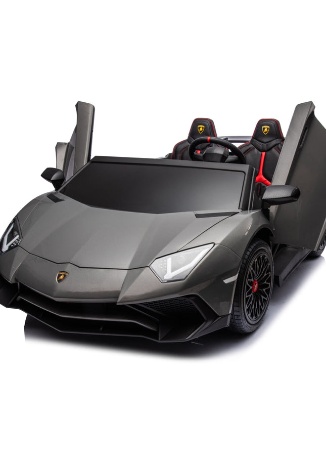 24V Lamborghini Aventador 2 Seater Ride on Car for Kids: Advanced Brushless Motor & Differential for High-Octane Fun