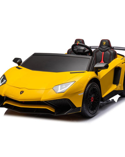 24V Lamborghini Aventador 2 Seater Ride on Car for Kids: Advanced Brushless Motor & Differential for High-Octane Fun