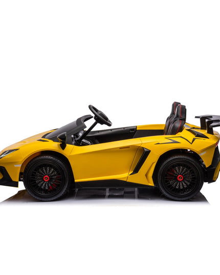 24V Lamborghini Aventador 2 Seater Ride on Car for Kids: Advanced Brushless Motor & Differential for High-Octane Fun