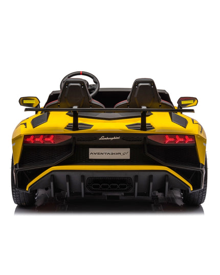 24V Lamborghini Aventador 2 Seater Ride on Car for Kids: Advanced Brushless Motor & Differential for High-Octane Fun