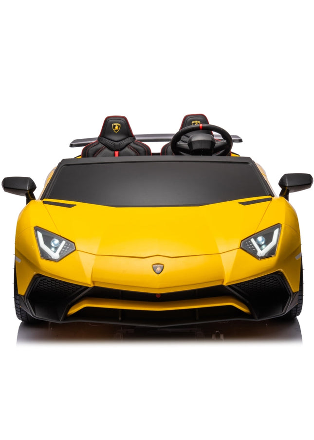 24V Lamborghini Aventador 2 Seater Ride on Car for Kids: Advanced Brushless Motor & Differential for High-Octane Fun