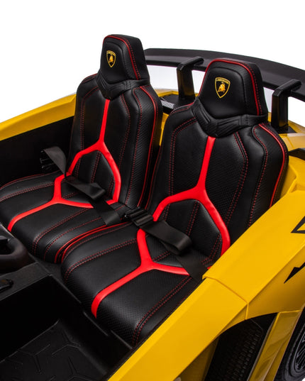 24V Lamborghini Aventador 2 Seater Ride on Car for Kids: Advanced Brushless Motor & Differential for High-Octane Fun