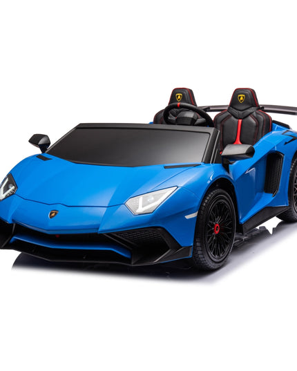 24V Lamborghini Aventador 2 Seater Ride on Car for Kids: Advanced Brushless Motor & Differential for High-Octane Fun