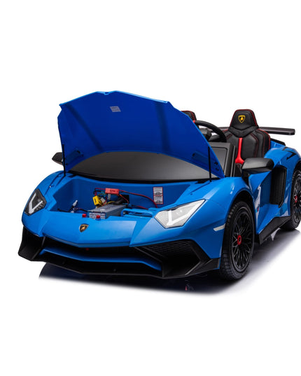 24V Lamborghini Aventador 2 Seater Ride on Car for Kids: Advanced Brushless Motor & Differential for High-Octane Fun