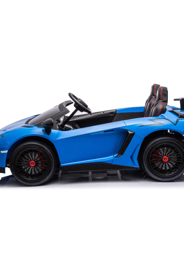 24V Lamborghini Aventador 2 Seater Ride on Car for Kids: Advanced Brushless Motor & Differential for High-Octane Fun