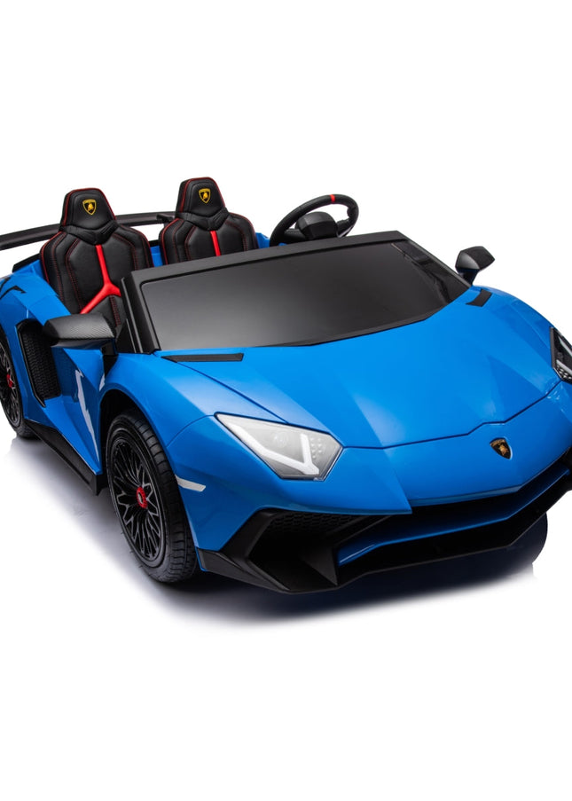 24V Lamborghini Aventador 2 Seater Ride on Car for Kids: Advanced Brushless Motor & Differential for High-Octane Fun