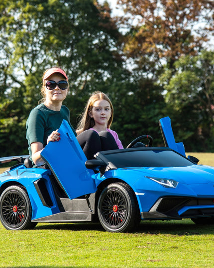 24V Lamborghini Aventador 2 Seater Ride on Car for Kids: Advanced Brushless Motor & Differential for High-Octane Fun