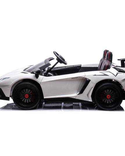 24V Lamborghini Aventador 2 Seater Ride on Car for Kids: Advanced Brushless Motor & Differential for High-Octane Fun