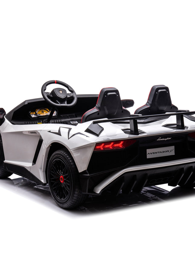 24V Lamborghini Aventador 2 Seater Ride on Car for Kids: Advanced Brushless Motor & Differential for High-Octane Fun