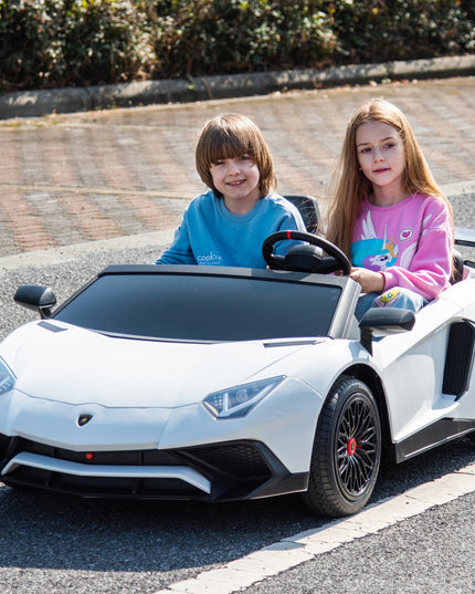 24V Lamborghini Aventador 2 Seater Ride on Car for Kids: Advanced Brushless Motor & Differential for High-Octane Fun