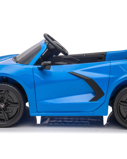 24V Chevrolet Corvette C8 2 Seater Ride on Car-Toys - Kids-Freddo Toys-Blue-Urbanheer