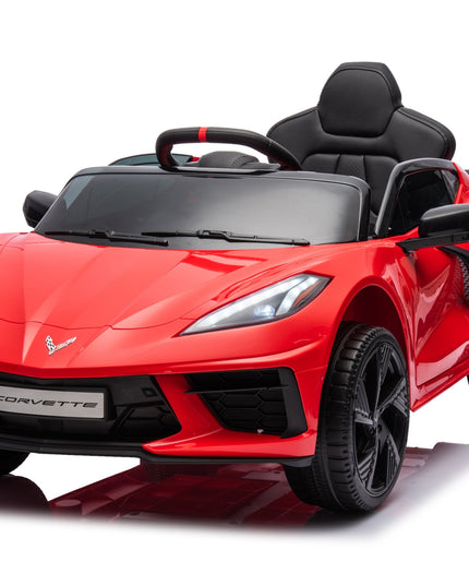 12V Chevrolet Corvette C8 Stingray 1-Seater Kids Ride-on Car-Ride On Cars-Freddo Toys-Urbanheer