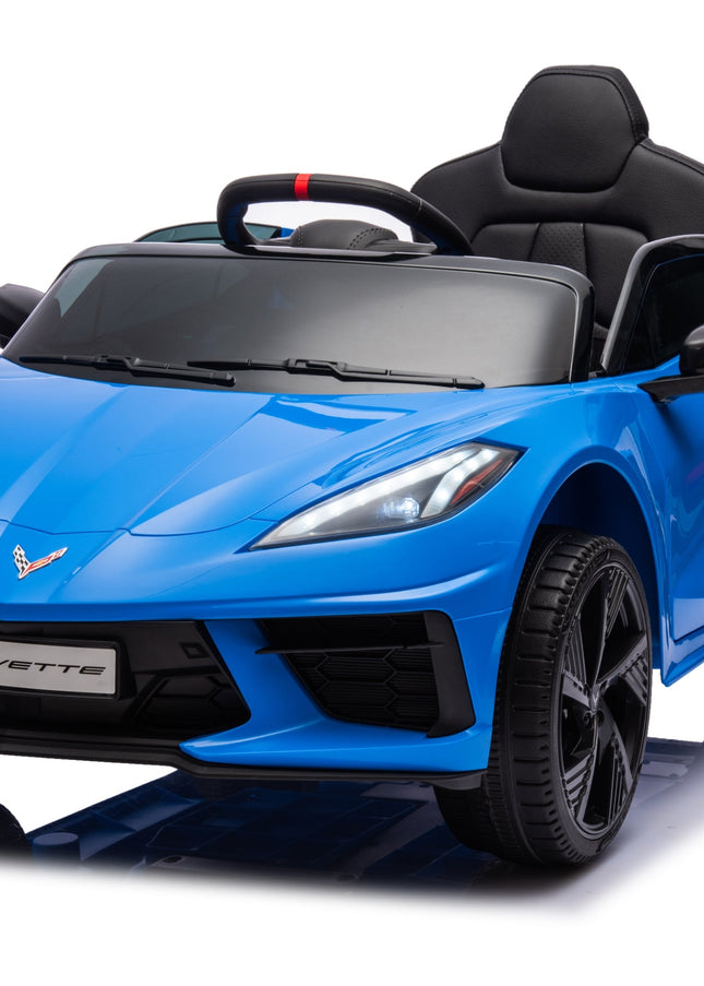 12V Chevrolet Corvette C8 Stingray 1-Seater Kids Ride-on Car-Ride On Cars-Freddo Toys-Urbanheer